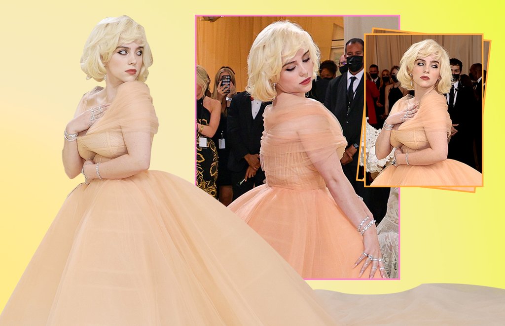 Billie Eilish y su homenaje a Marilyn Monroe con su vestido en la MET Gala